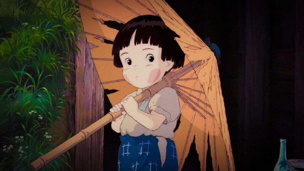 Кадр из фильма «Могила светлячков (1988)»
