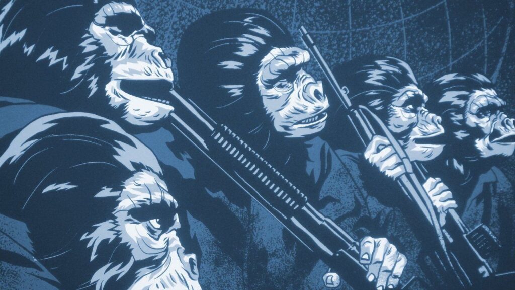 Кадр из фильма «Завоевание планеты обезьян (1972)»
