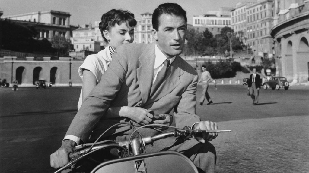 Кадр из фильма «Римские каникулы (1953)»