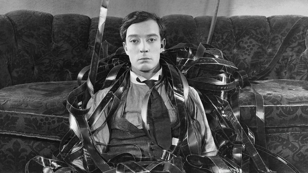 Кадр из фильма «Шерлок младший (1924)»