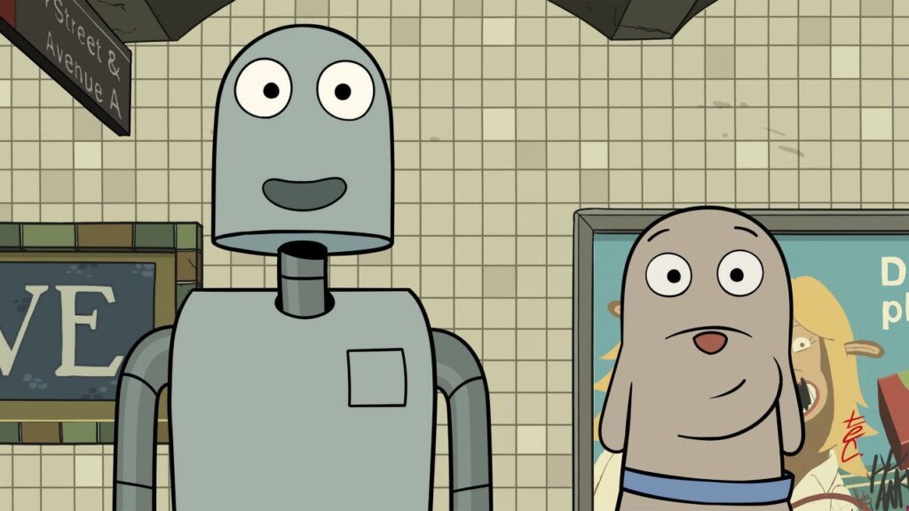 Кадр из фильма «Мечты робота (2023)»