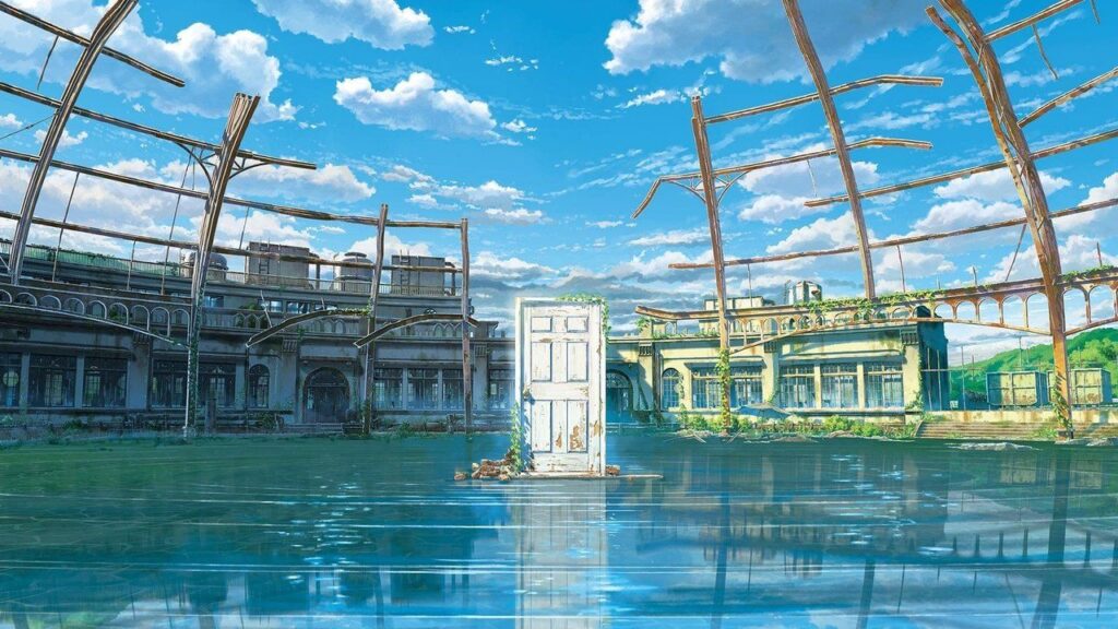Кадр из фильма «Судзумэ, закрывающая двери (2022)»